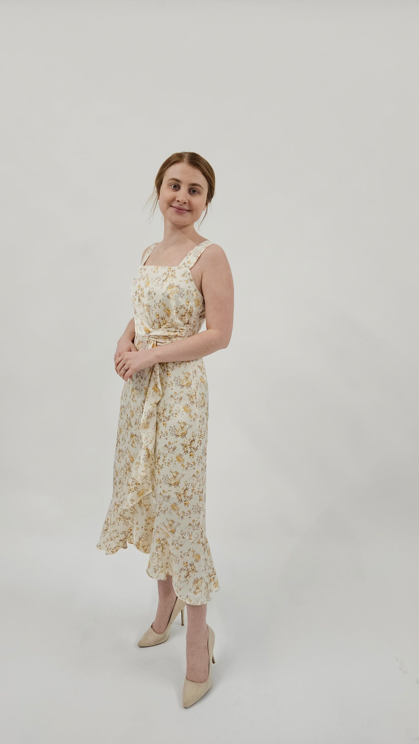 Forsythia Floral Dress