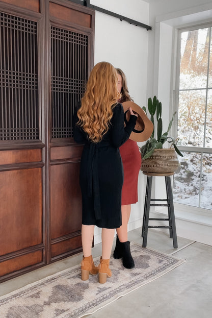 Harper Knit Dress - Black